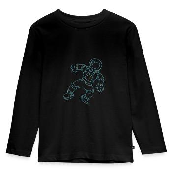 Astronaut - T-shirt manches longues Premium Enfant - noir - Devant - AI Model Kid Male (0cm)