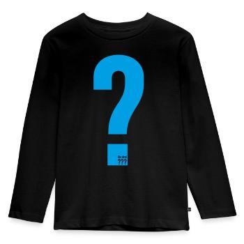 Die Drei ??? Kostüm Peter - Kinder Premium Bio Langarmshirt - Schwarz - Vorne - AI Model Kid Male (0cm)