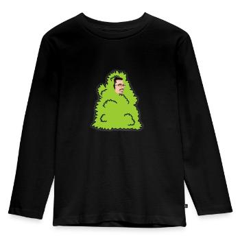 Collection LVG Bush - T-shirt manches longues Premium Enfant - noir - Devant - AI Model Kid Male (0cm)