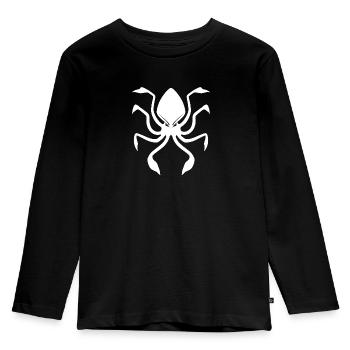 LUZILLION CODER COUTURE, CODE AND BUGS - Kids' Premium Longsleeve Shirt - black - Front - AI Model Kid Male (0cm)