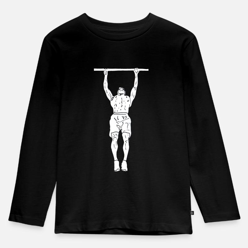 pull-up - Kids' Premium Longsleeve Shirt - black
