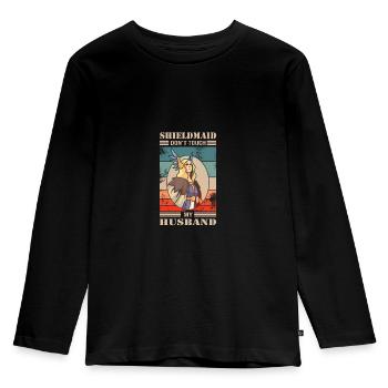 Viking - T-shirt manches longues Premium Enfant - noir - Devant - AI Model Kid Male (0cm)