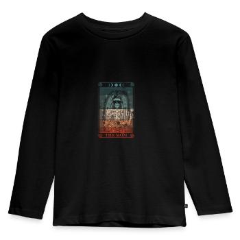 Goth Emo - T-shirt manches longues Premium Enfant - noir - Devant - AI Model Kid Male (0cm)