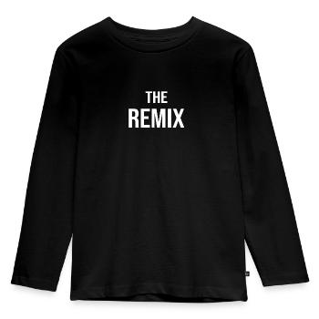 The Remix the Original Father Son Partner Look - Kids' Premium Longsleeve Shirt - black - Front - AI Model Kid Male (0cm)