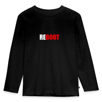 ordinateur - T-shirt manches longues Premium Enfant - noir - Devant - AI Model Kid Male (0cm)