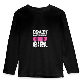 Fitness - T-shirt manches longues Premium Enfant - noir - Devant - AI Model Kid Male (0cm)
