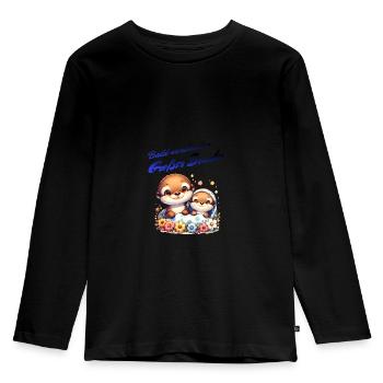 Soon-to-be Big Brother - Kids' Premium Longsleeve Shirt - black - Front - AI Model Kid Male (0cm)