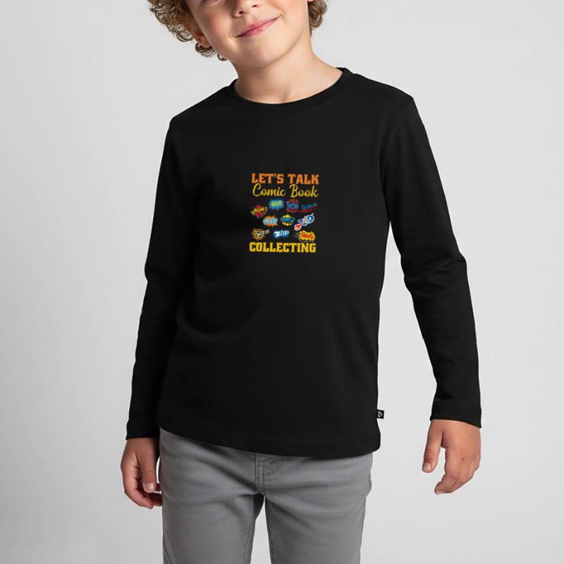 Comics Lover Comic Book Collecting Guide Comics Kids' Premium Longsleeve Shirt