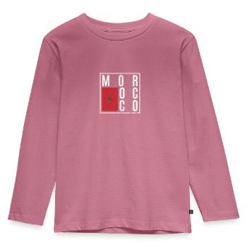 Maroc - T-shirt manches longues Premium Enfant - mauve - Devant - AI Model Kid Female (0cm)