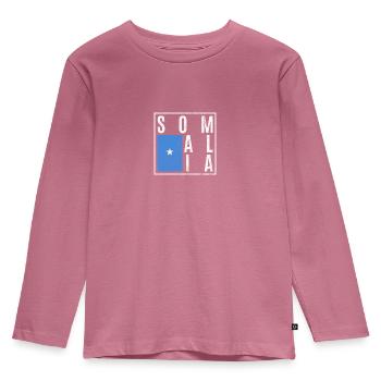 Somalie - T-shirt manches longues Premium Enfant - mauve - Devant - AI Model Kid Female (0cm)