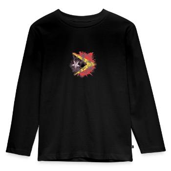 Timor oriental - T-shirt manches longues Premium Enfant - noir - Devant - AI Model Kid Male (0cm)