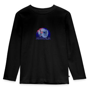 Australie - T-shirt manches longues Premium Enfant - noir - Devant - AI Model Kid Male (0cm)
