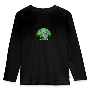 Zaïre - T-shirt manches longues Premium Enfant - noir - Devant - AI Model Kid Male (0cm)