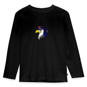 Anguilla - T-shirt manches longues Premium Enfant - noir - Devant - AI Model Kid Male (0cm)
