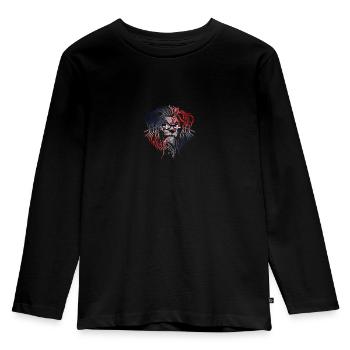 République dominicaine - T-shirt manches longues Premium Enfant - noir - Devant - AI Model Kid Male (0cm)