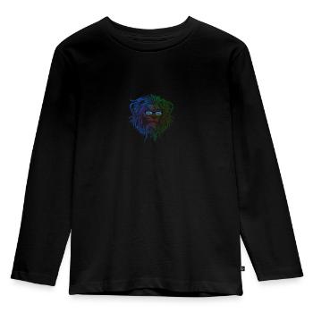 Rom - T-shirt manches longues Premium Enfant - noir - Devant - AI Model Kid Male (0cm)
