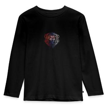 Serbien - Kinder Premium Bio Langarmshirt - Schwarz - Vorne - AI Model Kid Male (0cm)