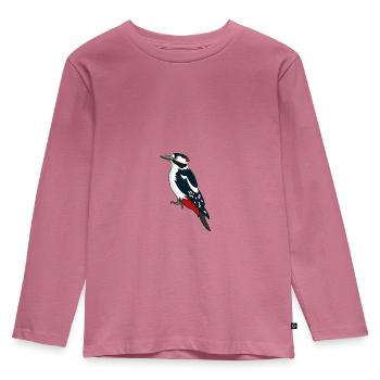 Pic-vert - T-shirt manches longues Premium Enfant - mauve - Devant - AI Model Kid Female (0cm)