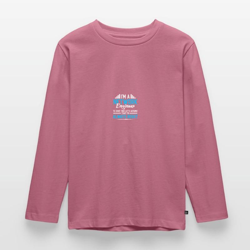 Computer Network Technology Network Engineer Kids' Premium Longsleeve Shirt