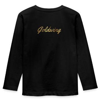 Idée cadeau cadeau Goldwing - T-shirt manches longues Premium Enfant - noir - Dos - AI Model Kid Male (0cm)