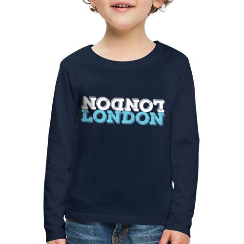 London Souvenir - Upside Down London - Kinder Premium Langarmshirt