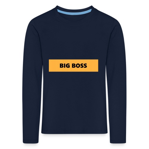 BIG BOSS - Lasten premium pitkähihainen t-paita