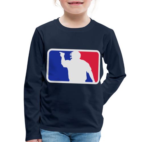 Baseball Umpire Logo - Børne premium T-shirt med lange ærmer