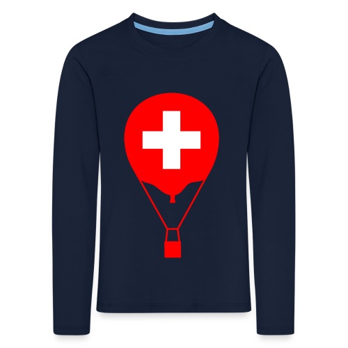 Ballon à gaz dans le design suisse - T-shirt manches longues Premium Enfant