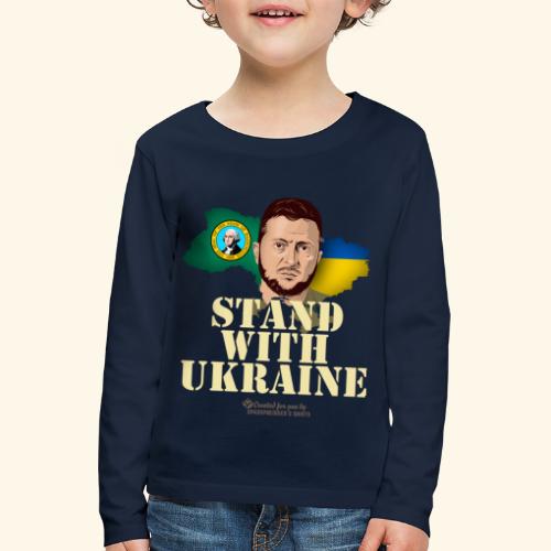 Ukraine Washington - Kinder Premium Langarmshirt