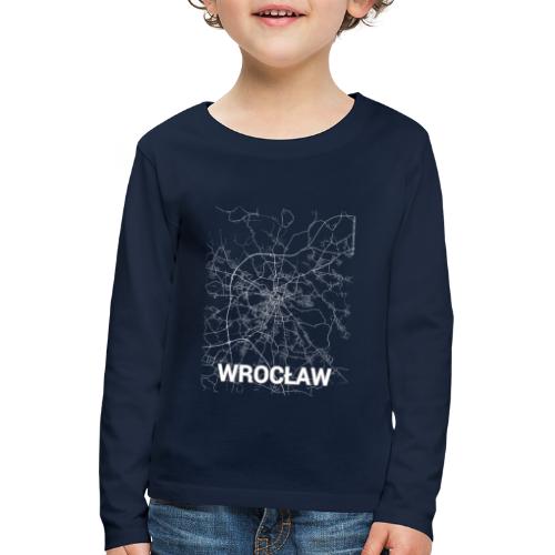 Wroclaw city map and streets - Kids' Premium Longsleeve Shirt