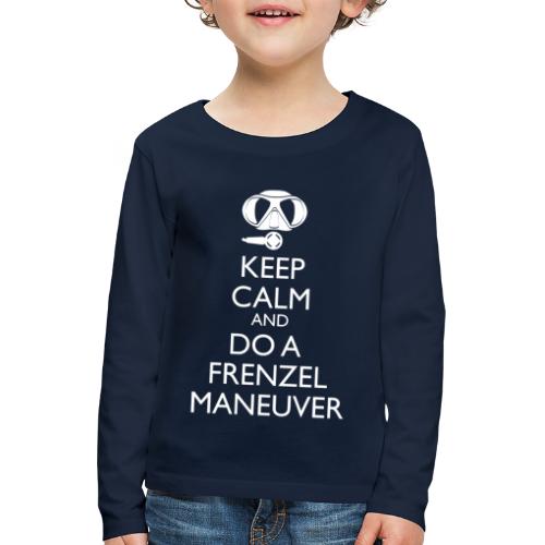 Keep calm and Frenzel - Kinder Premium Langarmshirt