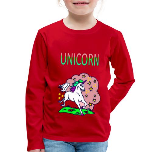 Einhorn unicorn - Kinder Premium Langarmshirt