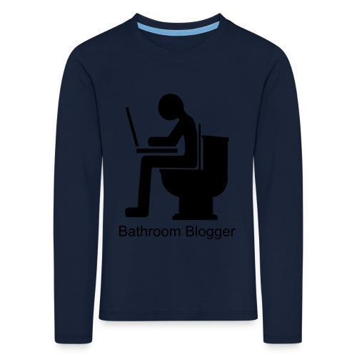 Bathroom blogger - Kinderen Premium shirt met lange mouwen