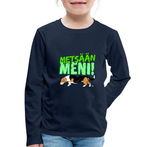 Dreeveri Metsään II - Lasten premium pitkähihainen t-paita