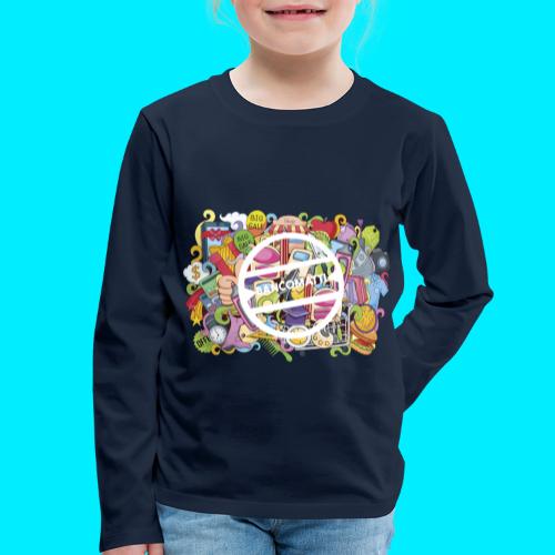 maglia logo doodle - Maglietta Premium a manica lunga per bambini