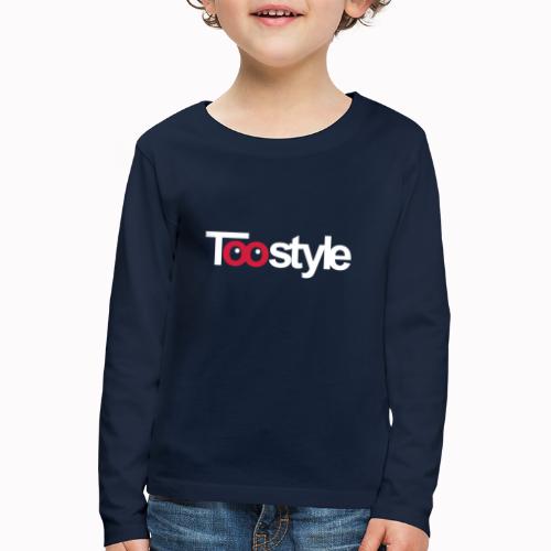 Toostyle white - Maglietta Premium a manica lunga per bambini