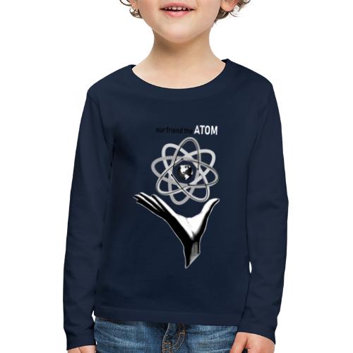 atom in hand - Premium langermet T-skjorte for barn