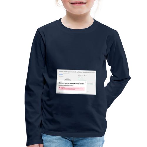 QXG9BX6 - Koszulka dziecięca Premium z długim rękawem
