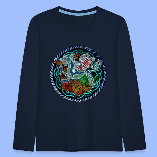 Dragon celtique - T-shirt manches longues Premium Enfant