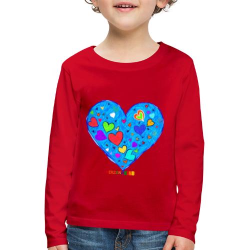 HerzensKind - Kinder Premium Langarmshirt