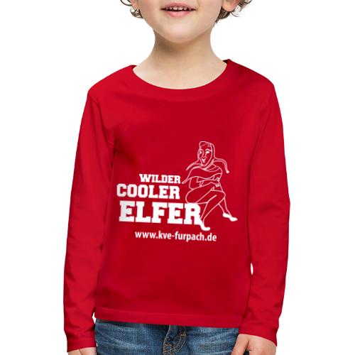 wilder-cooler-elfer-1 - Kinder Premium Langarmshirt
