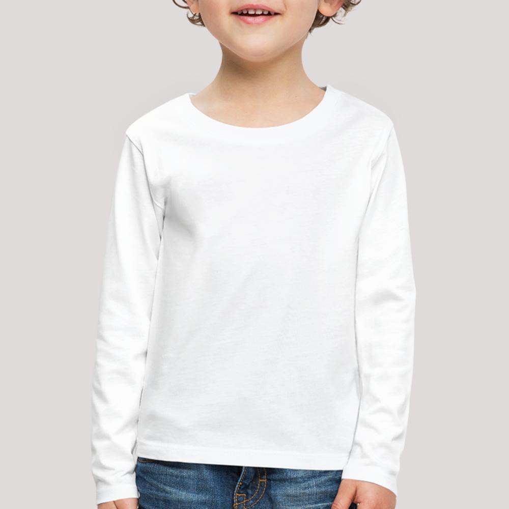 Aegishjalmur - Kinder Premium Langarmshirt weiß