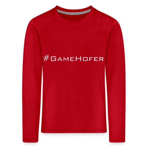 GameHofer T-Shirt - Kids' Premium Longsleeve Shirt