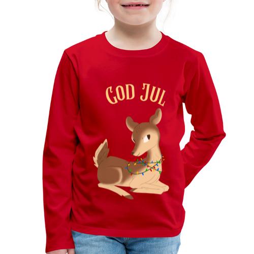 God Jul - Premium langermet T-skjorte for barn