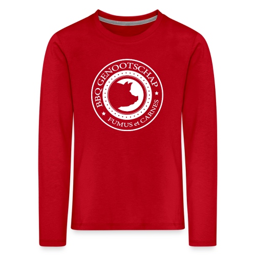 BBQ Genootschap logo shirt (voorkant) - Kinderen Premium shirt met lange mouwen