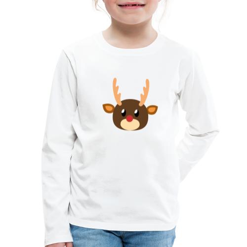 Rentier »Rudy« - Kids' Premium Longsleeve Shirt