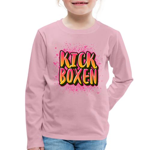 Graffiti Kickboxen - Kinder Premium Langarmshirt