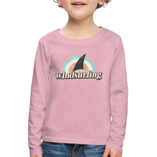 Windsurfing Retro 70s - Kinder Premium Langarmshirt