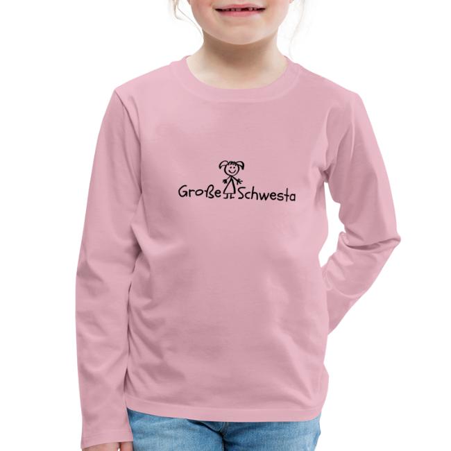 Grosse Schwesta - Kinder Premium Langarmshirt