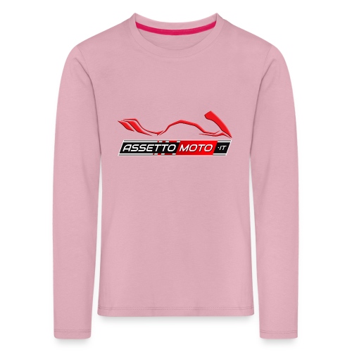 AssettoMoto.it - Logo Rosso - Maglietta Premium a manica lunga per bambini